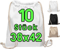 Sportbeutel mit Kordelzug – unisex, für Kinder, 10 Stück, 38 × 42 cm